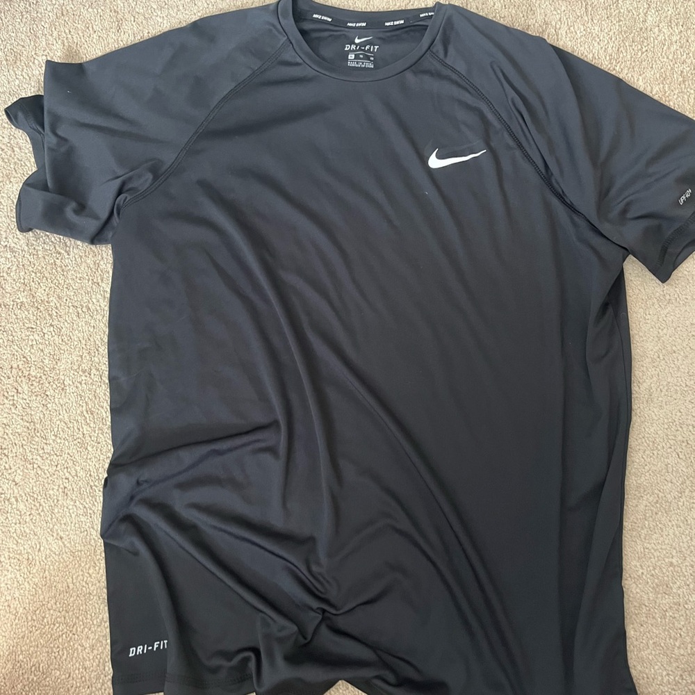 Nike Men's Black Swim Dri-FIT Shirt